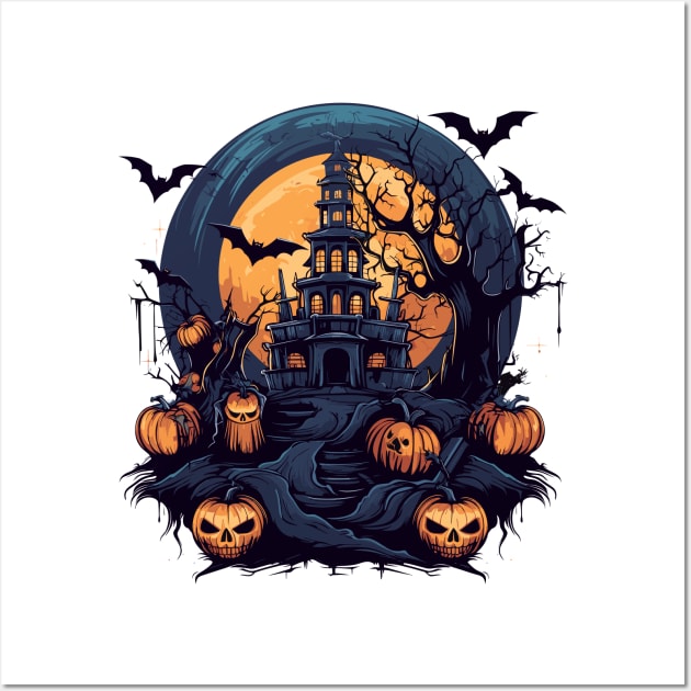 Halloween Wall Art by Chromatic Fusion Studio